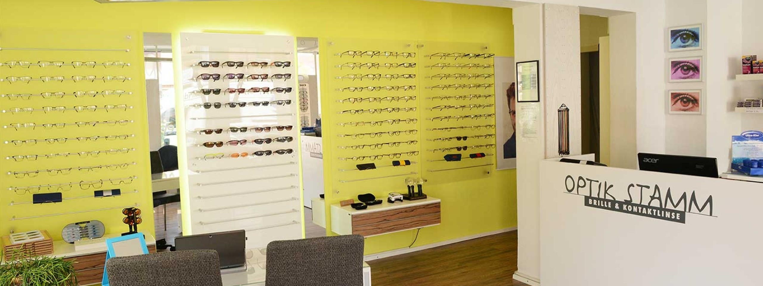 Kassenbereich Optik Stamm in Rommerskirchen